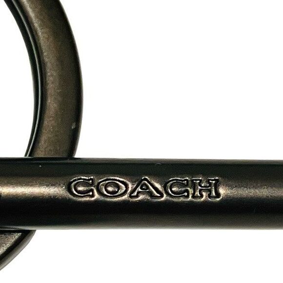 Coach Triangle Leather Coin Case - Picture 4 of 9